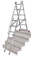 Ljestve višenamjenske Alu KRAUSE® CORDA® 3x6 gazišta 1,70-3,65m, 9,0kg, Z033369