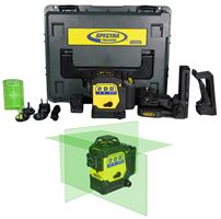 =81= Linienlaser SPECTRA LT360G 3-Ebenen inkl. Akku, Ladegerät, Zieltafel, im Koffer, Z120360G