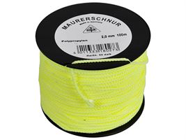 Zidarski konac PP žuti 2mm 100m/rola 6kom/pak, Z18022