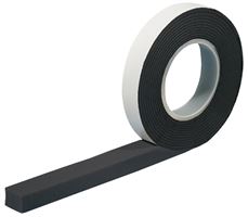 Kompriband 25mm Fugenbreite 1-4mm 12,0lfm/Roll 600Pascal BG1 schwarz 12Roll/Kart 60Kart/Pa, Z2514600