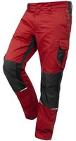 Bundhose QUALITEX IND, rot/anthrazit, 250 g/m², Gr. 54, Z42014-RABH54