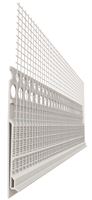 PVC priključni profil s WDVS mrežicom 2,5m/štg 25štg=62,5lfm 40kart/pal, Z43749250LO