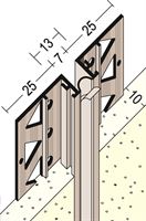 Dilatacijski profil PVC 3754 2,75m/štg, 25štg/kart 36kart/pal, Z43754275