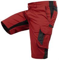 Arbeitsshorts QUALITEX IND, rot/anthrazit, 250 g/m², Gr. 48, Z47014-RAAS48