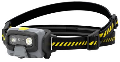 =81= LED naglavna svjetiljka na baterije HF6R WORK 800 Lumen uklj. kabel za punjenje, držač za kacigu, Z502798