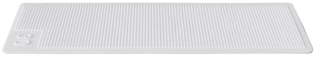 Unterlegplättchen 1mm weiß VPE100, Z51301