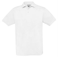 Poloshirt Piqué SAFRAN weiß, 180g/m², Gr. M, VPE10, Z54942M