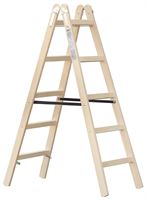 Drvene ljestve 5 gazišta 1,62x0,48x0,13m, Z5X