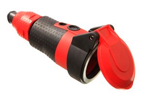 Šuko utičnica SCHUKOultra II 230V 16A IP54 crveno/crna, Z62243