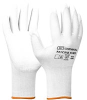 Radne rukavice za montažu NANO FLEX, bijele, EN388, vel. 9, 12pari/pak, 120pari/karton, Z709243