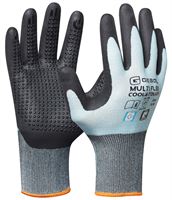 Radne rukavice za montažu MULTI FLEX COOL&TOUCH, plavo/crne, EN388+407, vel. 10, 12pari/pak, 72pari/karton, Z709378T