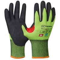 Radne rukavice za montažu MASTER CUT C PLUS, zeleno/crne, EN388, vel. 9, 12pari/pak, 72par/karton, Z709821