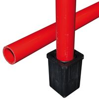 Cijevni stalak PVC crveni 42mm sa zaštitnom kapicom 2,00m dužine, Z760905