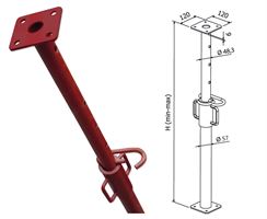 Podupirač zida klasa A 231-400cm lakirani, ispitan EN1065, ZA040
