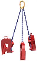 Lanac za podizanje tereta PEWAG 3-kraka 1,5m, lanac p=7mm, 2500kg, spojen, krativ, ZBRG2814