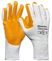 Radne rukavice G-BASE POWER, bijelo/narančaste, latex/guma, EN388, vel. 11, pakiranje 12/120, ZEP76001211