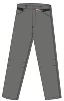 Radne hlače LO-ACTIVE antracit/crne 245 g/m² vel. 52 5kom/pak, ZLO-ACTAS-BH52