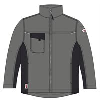 Radna jakna LO-ACTIVE antracit/crna 245 g/m² vel. 50 5kom/pak, ZLO-ACTAS-BJ50