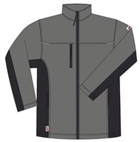 Softshell jakna LO-ACTIVE antracit/crna 300 g/m² vel. 50 5kom/pak, ZLO-ACTAS-SJ50