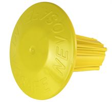 Zaštitna kapa NEVOSAFE-PLUS sa čeličnim umetkom žuta za šipke 6-20mm 90kom/kart 24kart/pal, ZSKAS620G90