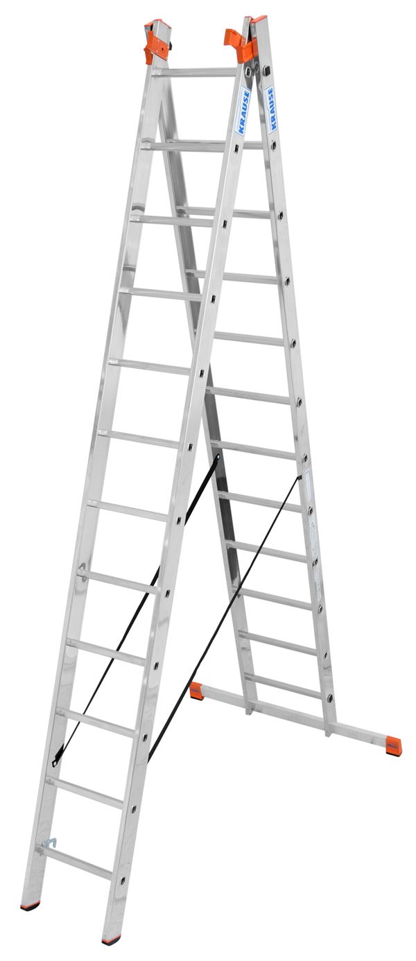 Ljestve višenamjenske Alu KRAUSE® MONTO® 3x12 gazišta 4,35-8,60m, 27,5kg, Z129789