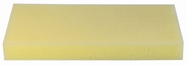 Rezervna spužva žuta za alu filc 280x140x30mm 10kom/karton, Z12983