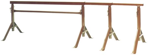 Zidarska koza Putzer 1308.2, 72-97cm, bočno pomični 150-430cm, lakirana, Z13082