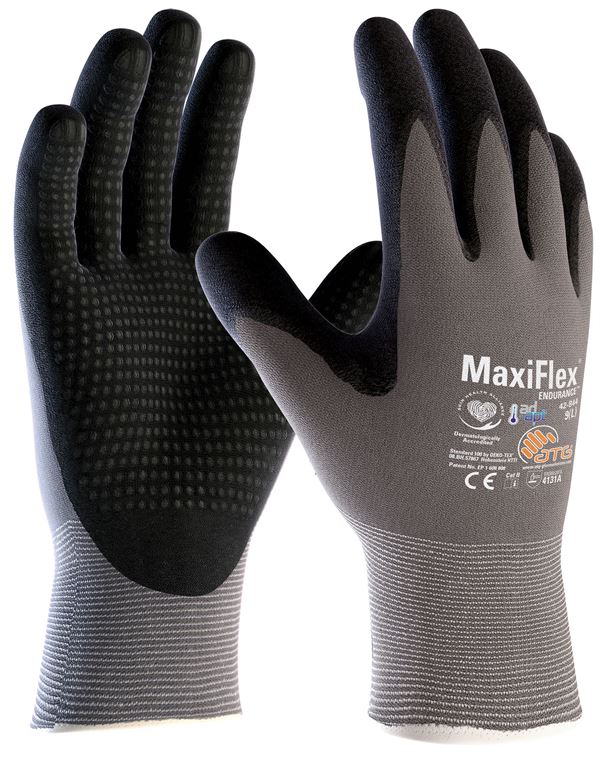 Radne rukavice AD-APT® MAXIFLEX® ENDURANCE 42-844, sivo/crne, EN 388, vel. 11, Z133511