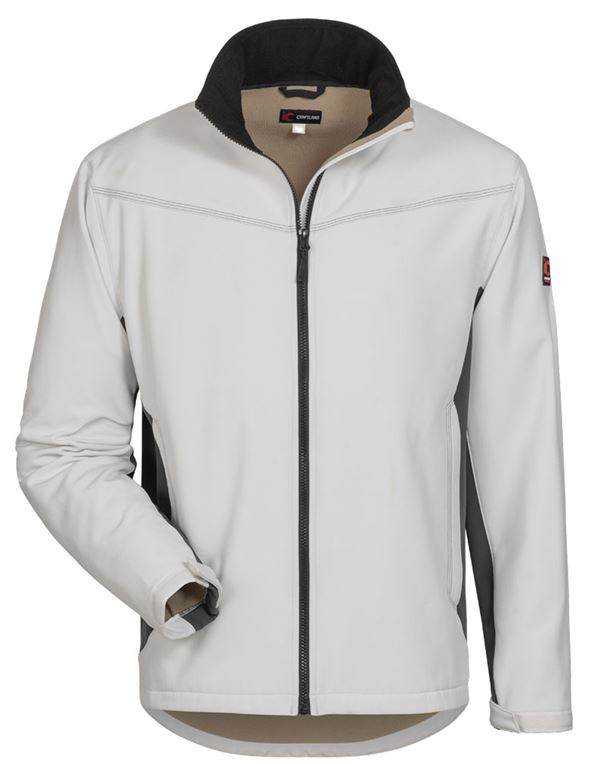 Softshell jakna LAURIN CRAFTLAND®, bijelo/siva, vel. XL, Z19972XL