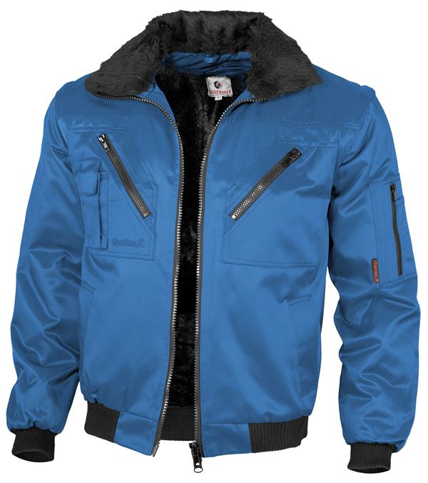 Pilotska jakna QUALITEX royal, 265 g/m², vel. XXL, Z23610XXL