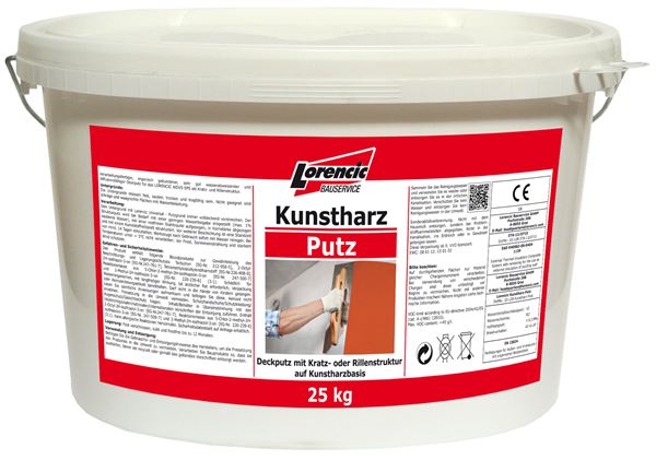 KHP žbuka na bazi umjetnih smola Rille 2,0mm, u boji, potro. 2,6kg/m², 25kg/kanta, 32kanta/pal, Z25106225LO
