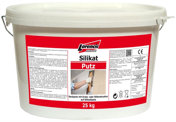 Silikatna žbuka Rille 2,0mm, bijela, potro. 2,6kg/m², 25kg/kanta, 32kanta/pal, Z2530625LOW