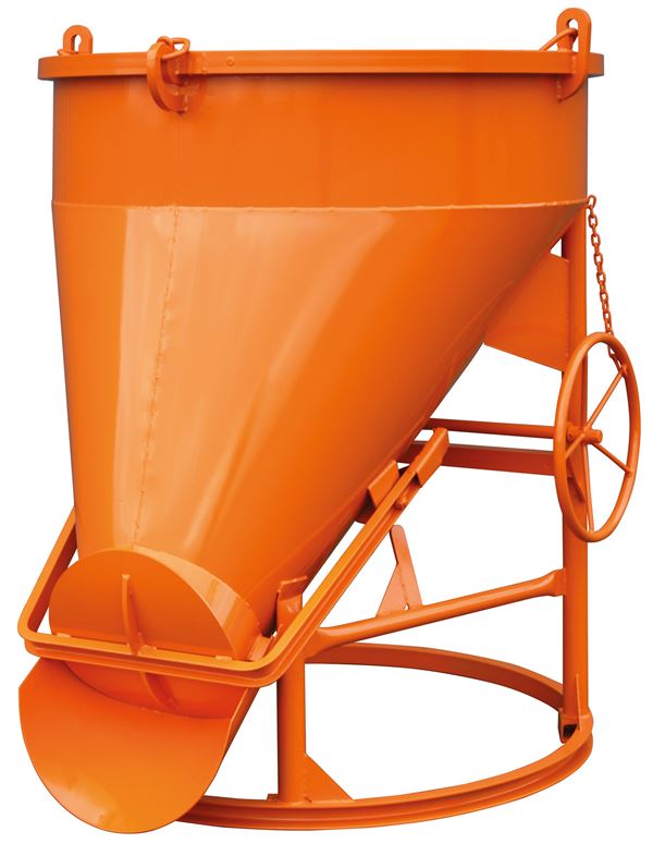 Silos za beton 1021H.10, 750l okrugli s okretnim kolom, Z30260