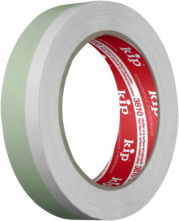 Zaštitna traka obostano ljepljiva KIP 3810 STANDARD Duo 25mm x 25m 48rola/kart !Ne odgovaramo za svježe nanesenu boju!,...