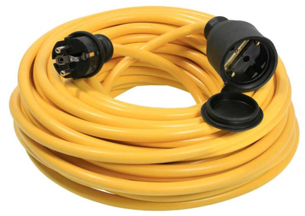 Građevinski kabel 3x2,5, 50m sa šuko utičnicom i utikačem 16A, Z3255016