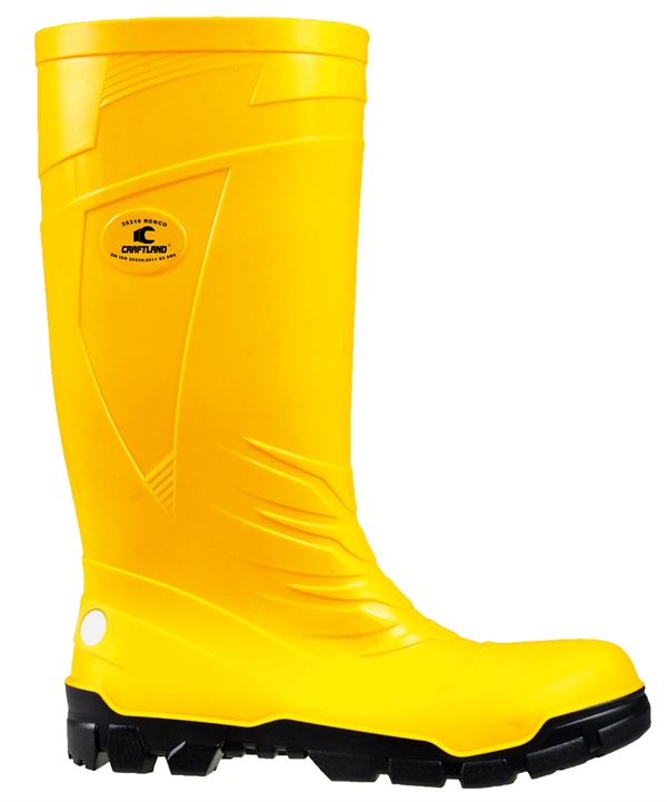 Radne čizme PVC RONCO CRAFTLAND® žute, EN ISO 20345 S5 SRC, vel. 42, Z3531042