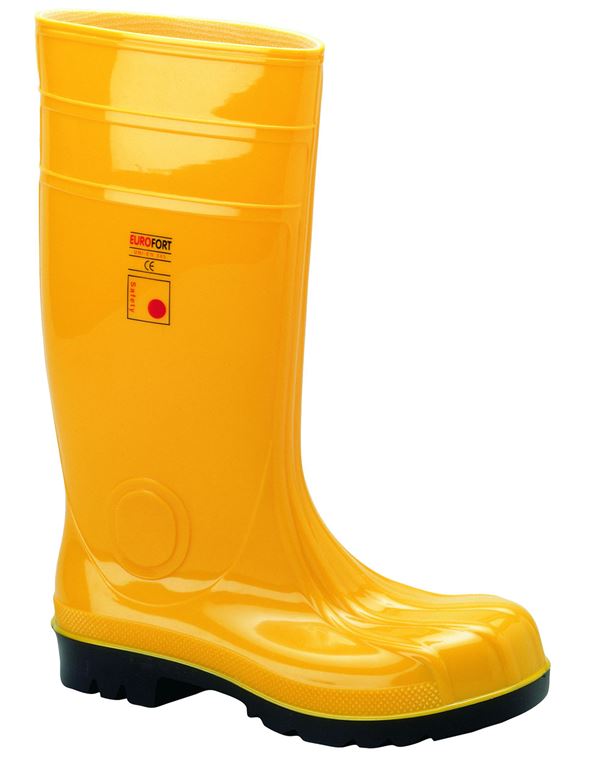 Radne čizme EUROFORT žute, PVC, EN ISO 20345 S5 SRC, vel. 45, Z3536145