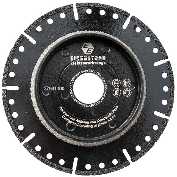 Dia-Trenn- und Anfasscheibe schwarz d=125mm für Rohrsäge ERC 350, HT-/KG-Rohre, Z37541000