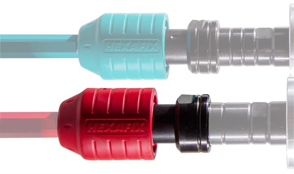 Adapter s navojem DUO M-14 na HEXAFIX crveni lijevi za ručni mikser Xo 33/55 R DUO, Z49540