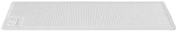 Unterlegplättchen 1mm weiß VPE100, Z51301