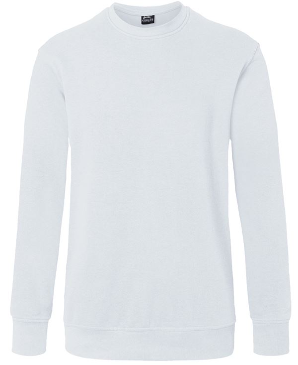 Sweatshirt KÜBLER SHIRTS weiß 320 g/m², UV-Schutz UPF 50+, Gr. M, Z523410M