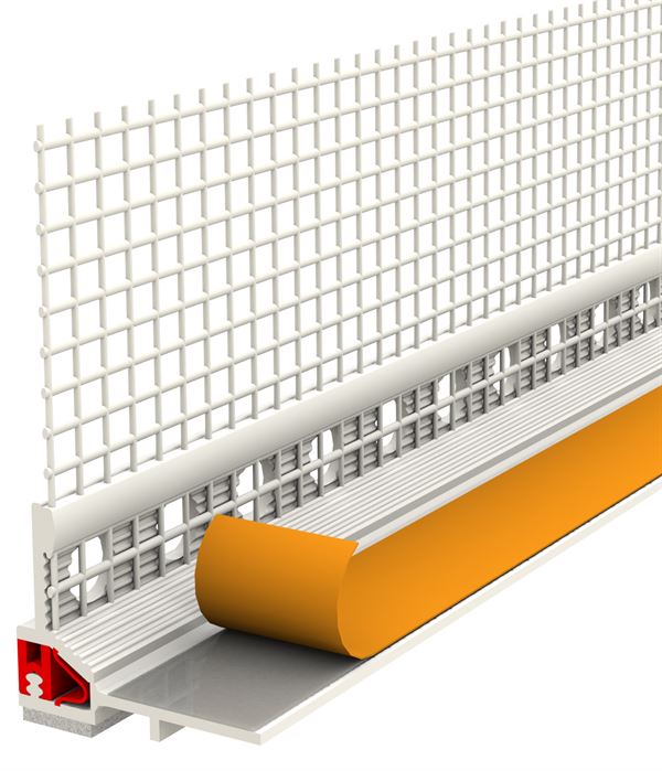 Priključni profil 3D Membran 6mm RENO WDVS mrežica s EK, 2,4m/štg 25štg/kart 40kart/pal, Z6470240ELO