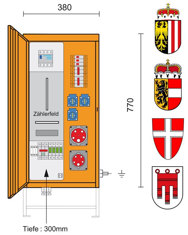 Razvodni ormarić OÖ/SBG/WIEN/VLBG M-AVEV 35/11-3/V1/A, Z690000001