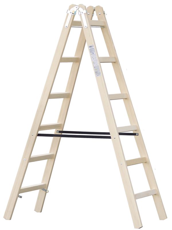 Drvene ljestve 6 gazišta 1,90x0,52x0,13m, Z6X