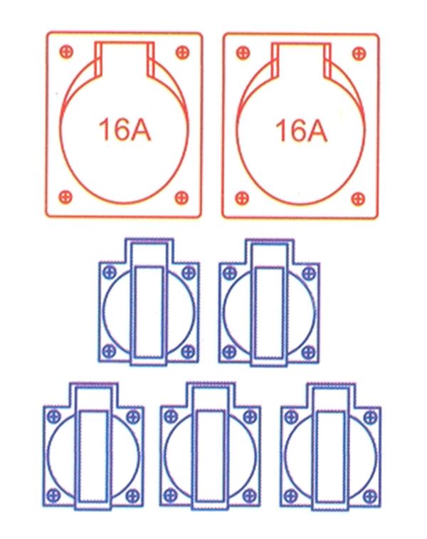 Razvodnik PVC Imst 2x5/16 s 2m kabla 1xFI, Z90300040