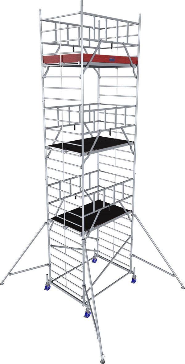 Alu pokretna skela KRAUSE® MONTO® PROTEC® XXL širina 2,00x1,20m, RV= 8,30m, Z945150