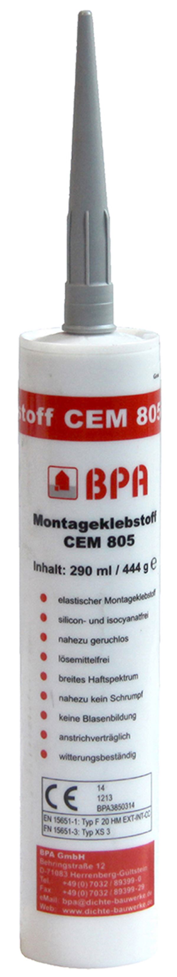 CEMflex VB Polymer-Kleber CEM805 für Quellgummi CEMswell 290ml/Stk 20Stk/Kart, ZE20055