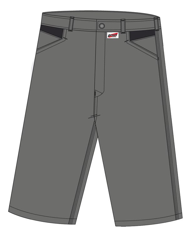 Kratke hlače LO-ACTIVE antracit/crne 245 g/m² vel. 52 5kom/pak, ZLO-ACTAS-AS52