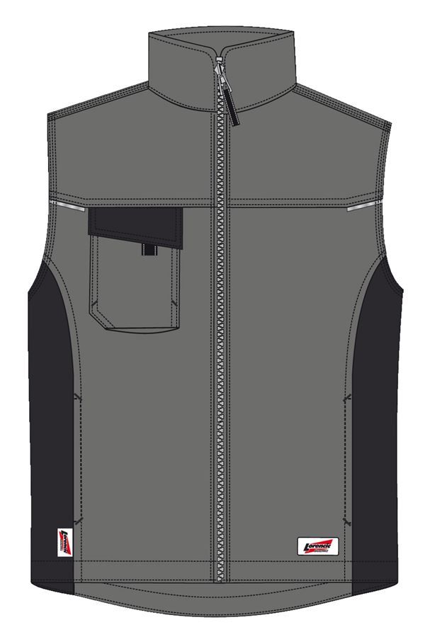 Zimski prsluk LO-ACTIVE antracit/crno 245 g/m² vel. 60 5kom/pak, ZLO-ACTAS-WW60