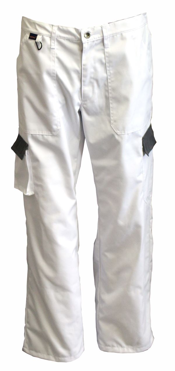 Radne hlače LO-PROTEC bijelo/sive 245 g/m² vel. 50, ZLO-PROTEC-BH50